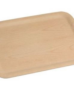 Genware LT4634 Lightwood Birch Tray 46 X 34cm Smallwares