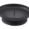 Table Service Genware PCH7 Pillar Candle Holder Black 90mm Dia - Pack Of 10