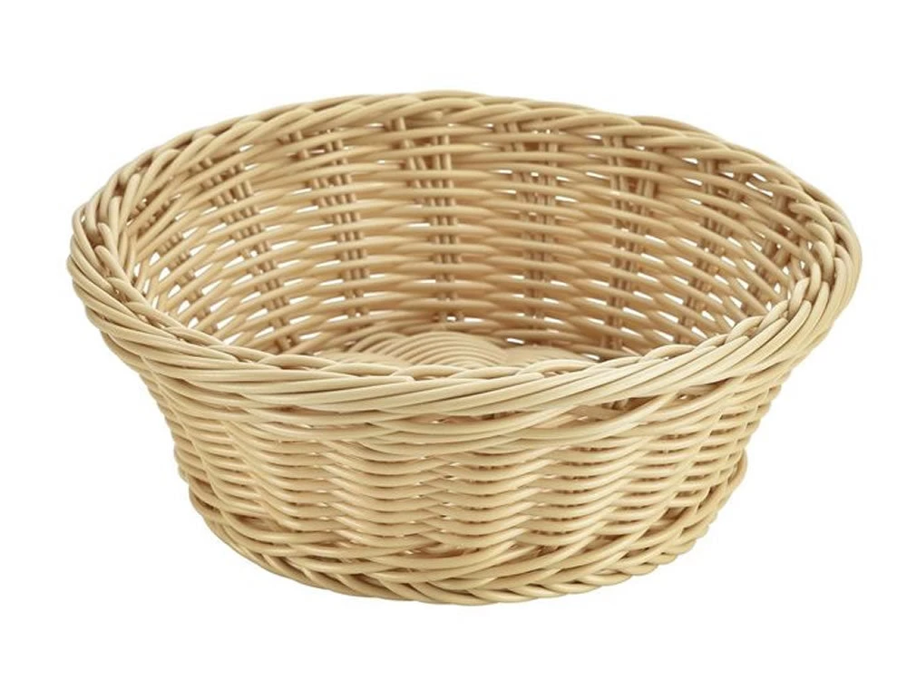 Table Service Genware PWB-21 Round Polywicker Basket 21Dia X 8cm 1 Table Service Genware PWB-21 Round Polywicker Basket 21Dia X 8cm
