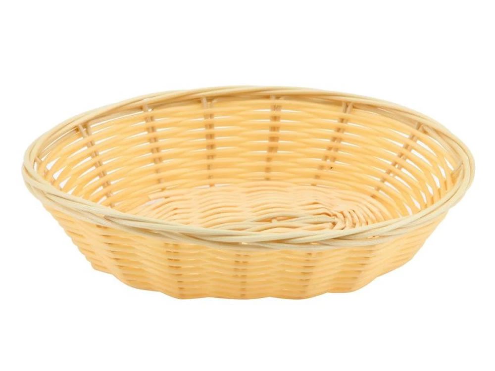Genware PWB-7OV Oval Polywicker Basket 7"X5"X2" - Pack Of 12 Table Service 1 Genware PWB-7OV Oval Polywicker Basket 7"X5"X2" - Pack Of 12 Table Service