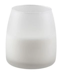 Table Service Genware SGCW Soft Glow Glass Candle White 45H (6Pcs)