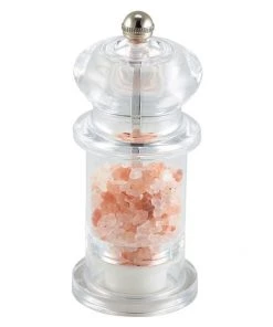 Genware SPGR14 Salt Or Pepper Grinder Acrylic 14cm Table Service