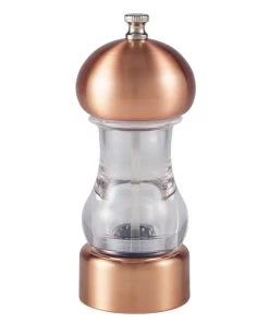 Genware SPGRC14C Copper & Acrylic Salt/Pepper Grinder 14cm