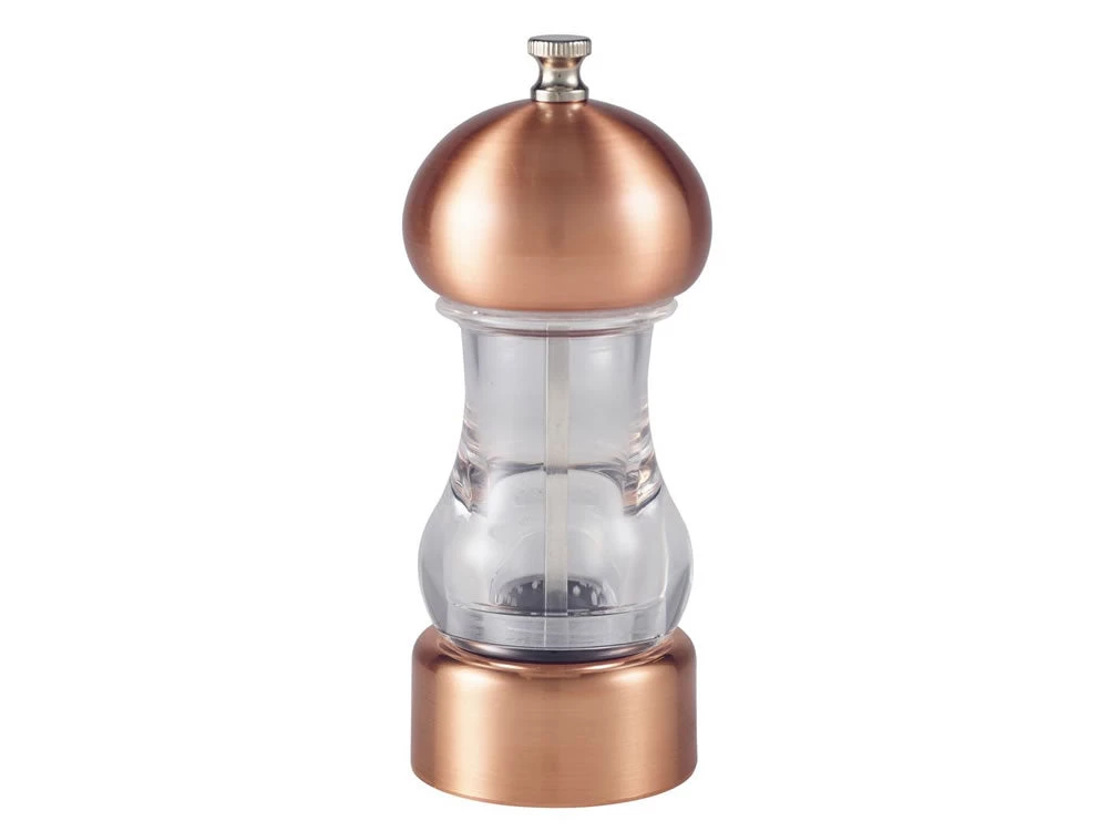 Genware SPGRC14C Copper & Acrylic Salt/Pepper Grinder 14cm 1 Genware SPGRC14C Copper & Acrylic Salt/Pepper Grinder 14cm