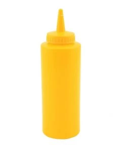Table Service Genware SQB12Y Squeeze Bottle Yellow 12oz/35cl