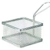 Genware SVB10 Serving Fry Basket Square 9.5X9.5X6cm Table Service