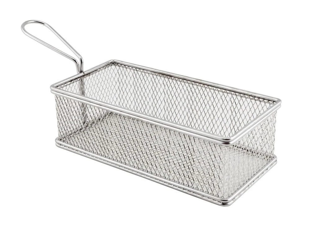 Genware SVBL2110 Large Rect. Serving Basket 21.5X10.5X6cm 1 Genware SVBL2110 Large Rect. Serving Basket 21.5X10.5X6cm