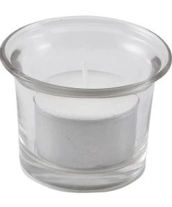 Genware TLH5 Glass Tealight Holder 50 X 50mm Table Service