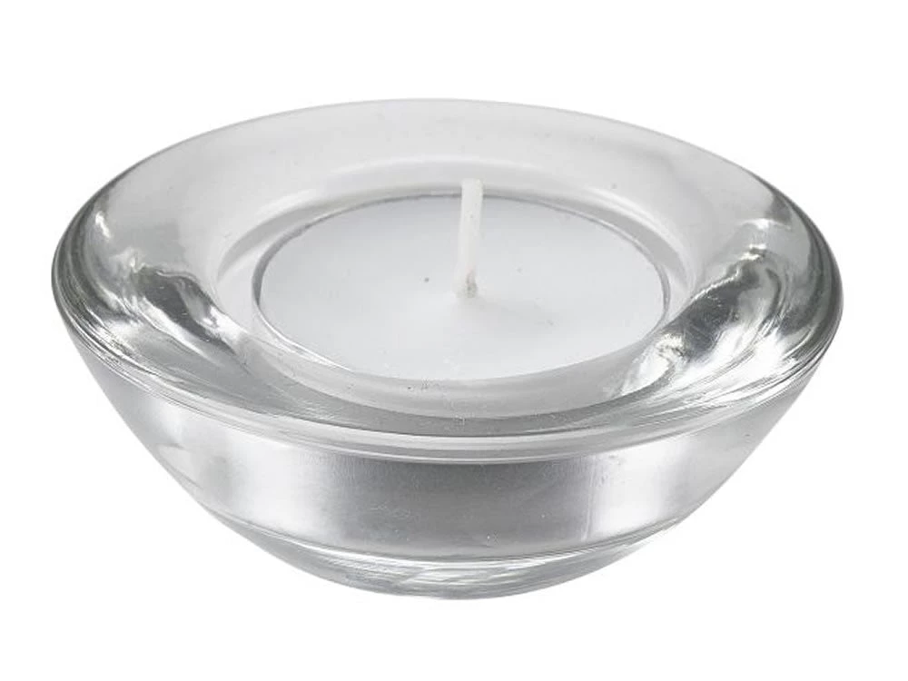 Table Service Genware TLH7 Glass Round Tealight Holder 75mm Dia 1 Table Service Genware TLH7 Glass Round Tealight Holder 75mm Dia