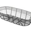 Genware WB3917BK Wire Basket, Oblong 39 X 17 X 8cm Table Service