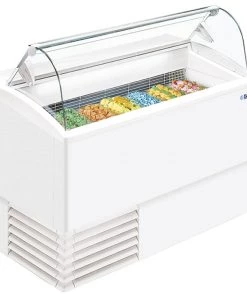 ISA Isetta LX Curved Range Scoop Ice Cream Display 9 ISA Isetta LX Curved Range Scoop Ice Cream Display