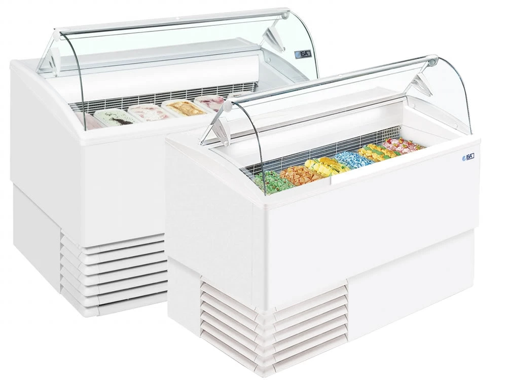 ISA Isetta LX Curved Range Scoop Ice Cream Display 1 ISA Isetta LX Curved Range Scoop Ice Cream Display