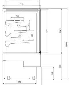 Interlevin Italia EVOK Range Patisserie Display Cabinet Refrigeration 6 Interlevin Italia EVOK Range Patisserie Display Cabinet Refrigeration
