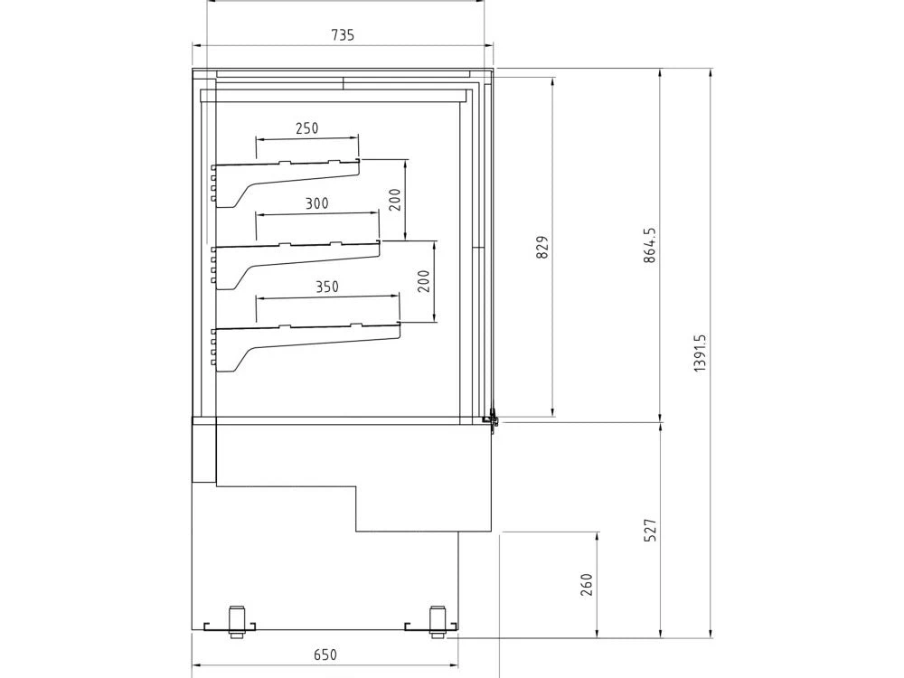 Interlevin Italia EVOK Range Patisserie Display Cabinet Refrigeration 3 Interlevin Italia EVOK Range Patisserie Display Cabinet Refrigeration