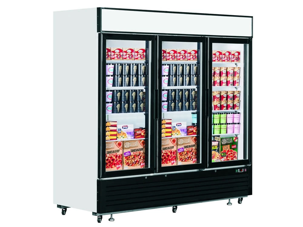 Interlevin LGF7500 2050 Ltr Triple Glass Door Display Freezer Refrigeration 1 Interlevin LGF7500 2050 Ltr Triple Glass Door Display Freezer Refrigeration