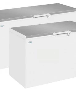 Refrigeration Interlevin LHF SS Range Stainless Steel Lid Chest Freezer