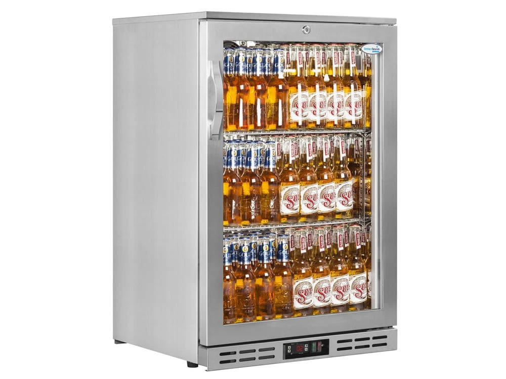 Interlevin PD10H SS 142 Ltr Stainless Steel Single Door Back Bar Cooler Refrigeration 1 Interlevin PD10H SS 142 Ltr Stainless Steel Single Door Back Bar Cooler Refrigeration