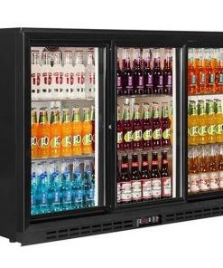 Refrigeration Interlevin PD30S 340 Ltr Sliding Door Back Bar Bottle Cooler