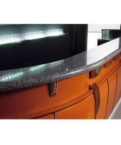 Jordao Navy Coffee Bar Counter Refrigeration