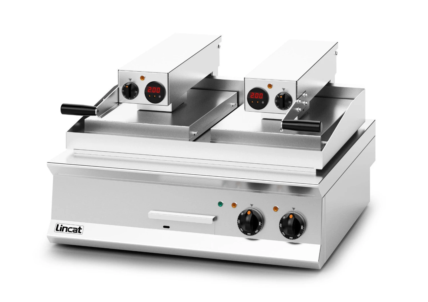 Lincat OE8210 Dual Plate Electric Clam Griddle 1 Lincat OE8210 Dual Plate Electric Clam Griddle
