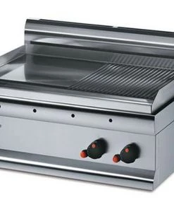 Lincat GS7/R Electric Steel Plate Half Ribbed Griddle