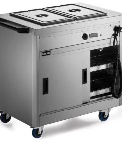 Lincat P6B2 Panther Slim Mobile Hot Cupboard Restaurant Equipment