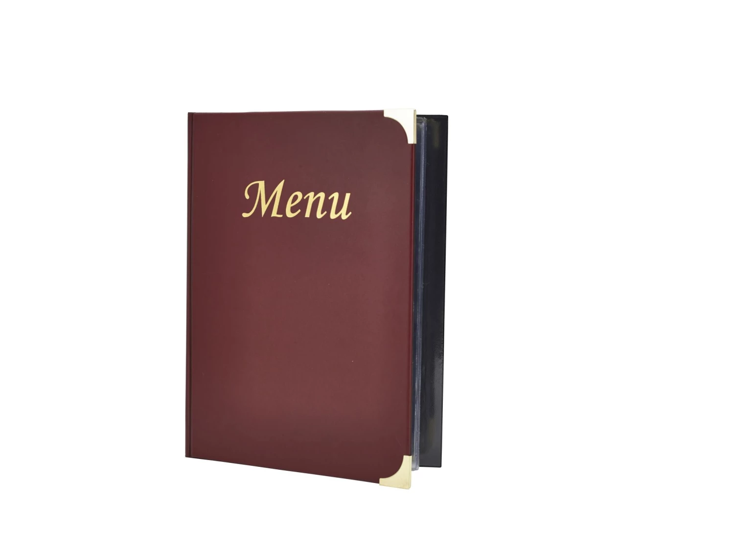 Genware MC-BRA5-WR A5 Menu Holder Wine Red 8 Pages 1 Genware MC-BRA5-WR A5 Menu Holder Wine Red 8 Pages