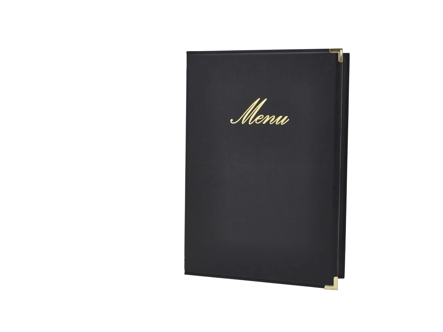 Genware MC-CRA4-BL Classic A4 Menu Holder Black 4 Pages 1 Genware MC-CRA4-BL Classic A4 Menu Holder Black 4 Pages