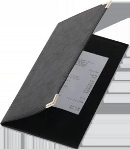 Genware MC-CRBP-BL Classic Bill Presenter 23 X 13cm Black 1 Genware MC-CRBP-BL Classic Bill Presenter 23 X 13cm Black