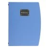 Smallwares Genware MC-RCA4-BU Rio A4 Menu Holder Blue 4 Pages