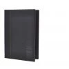 Genware MC-TRA4-BL Contemporary A4 Menu Holder Black 4 Pages