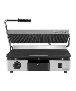 Restaurant Equipment Hallco MEMT16031X Panini/Contact Grill - Ribbed Top And Flat Bottom