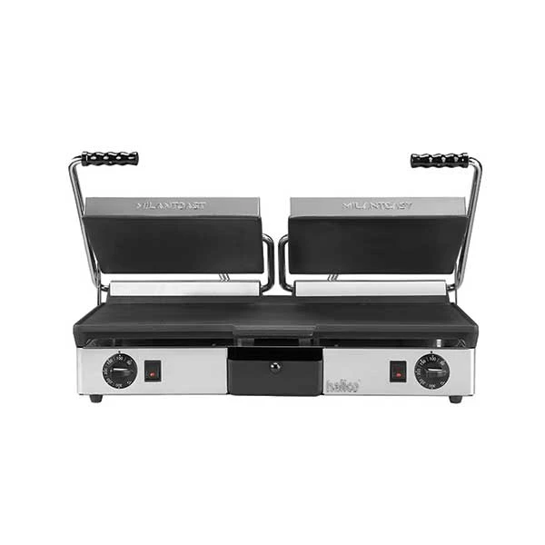 Hallco MEMT16053XNS Panini/Contact Grill - Flat Top And Bottom 1 Hallco MEMT16053XNS Panini/Contact Grill - Flat Top And Bottom