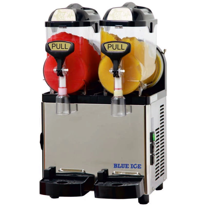Beverage Machines Blue Ice M17.5X2 Double Slush Machine 1 Beverage Machines Blue Ice M17.5X2 Double Slush Machine