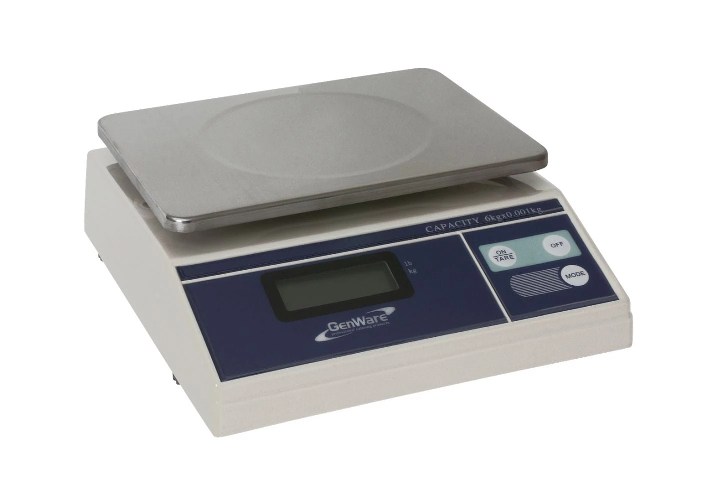 Genware NACS06 Digital Scales Limit 6Kg In G & Lb 1 Genware NACS06 Digital Scales Limit 6Kg In G & Lb