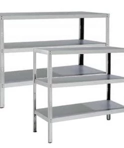 Parry 400mm Deep Stainless Steel 3 Tier Storage Rack