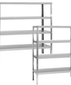 Sinks Tables And Storage Parry 400mm Deep Stainless Steel 4 Tier Storage Rack
