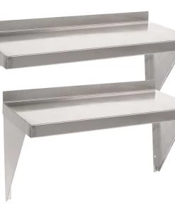 Sinks Tables And Storage Parry 600mm Wide Range Stainless Steel Microwave Shelf