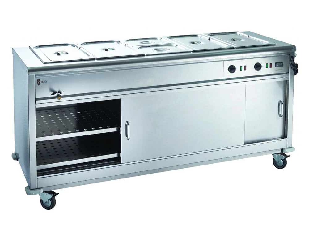 Restaurant Equipment Parry MSB15 Bain Marie Top Mobile Servery 1 Restaurant Equipment Parry MSB15 Bain Marie Top Mobile Servery