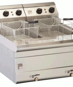 Restaurant Equipment Parry NPDF9 Double Electric Table Top Fryer