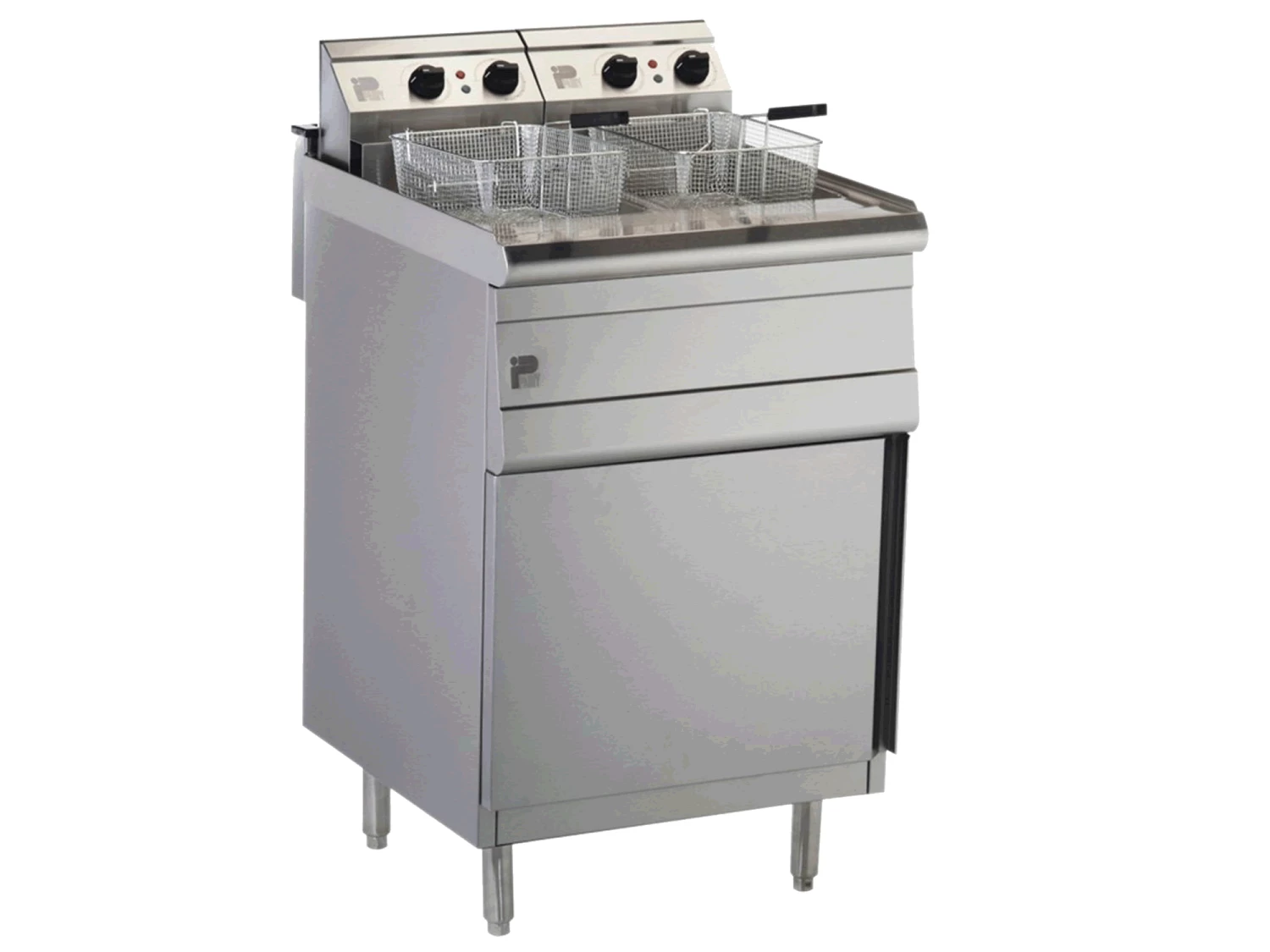 Parry NPDPF9 Double Basket Pedestal Electric Fryer Restaurant Equipment 1 Parry NPDPF9 Double Basket Pedestal Electric Fryer Restaurant Equipment