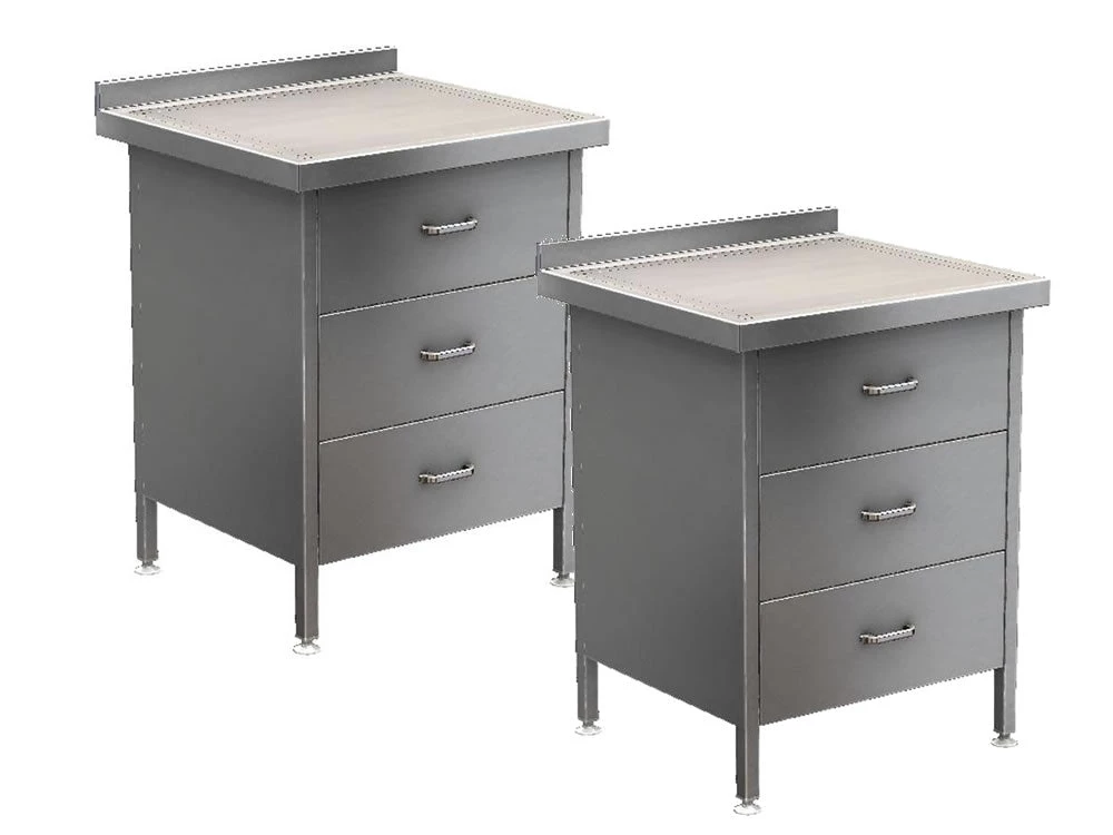 Parry Stainless Steel 3 Drawer Unit Range 1 Parry Stainless Steel 3 Drawer Unit Range