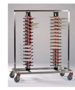 Plate-Mate PM120TWIN 120 Plate Banqueting Trolley Sinks Tables And Storage