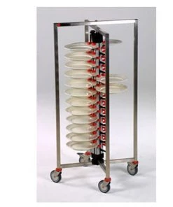 Plate-Mate PM48COL 48 Plate Colapsible Banqueting Trolley Sinks Tables And Storage