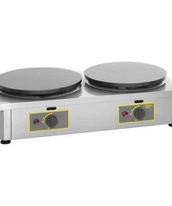 Roller Grill 400CDG Double Gas Crepe Machine Restaurant Equipment