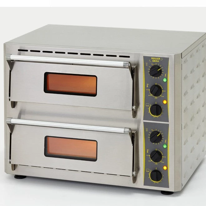 Restaurant Equipment Roller Grill PZ430 D Double Deck Pizza Oven 2 Restaurant Equipment Roller Grill PZ430 D Double Deck Pizza Oven