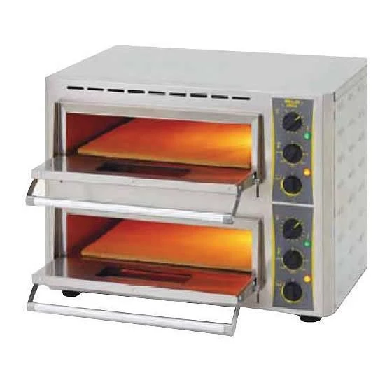 Restaurant Equipment Roller Grill PZ430 D Double Deck Pizza Oven 1 Restaurant Equipment Roller Grill PZ430 D Double Deck Pizza Oven
