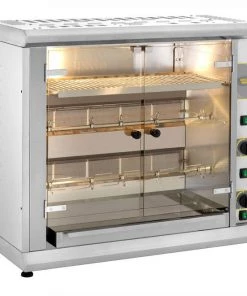 Roller Grill RBG80 Gas Counter Top Chicken Rotisserie Restaurant Equipment