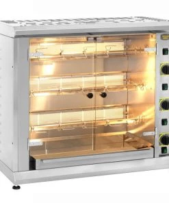 Roller Grill RBG120 Gas Counter Top Chicken Rotisserie