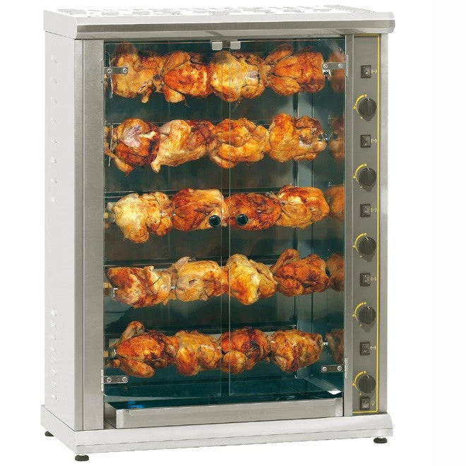 Roller Grill RBG200 Gas High Capacity Chicken Rotisserie 1 Roller Grill RBG200 Gas High Capacity Chicken Rotisserie